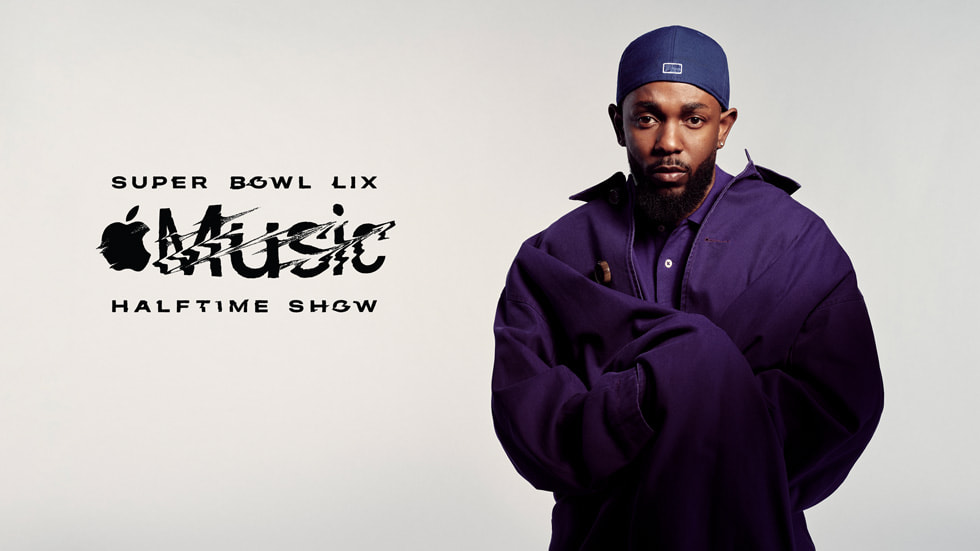 由 Kendrick Lamar 领衔的 Apple Music 第 59 届超级碗中场秀海报。