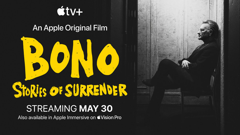 《Bono: Stories of Surrender》（沉浸版）的主海报。