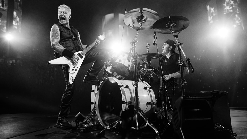 Metallica 成员 James Hetfield。