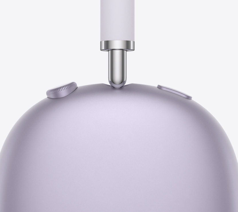 AirPods Max 侧面图。